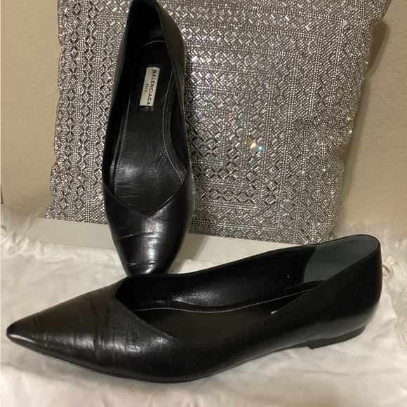 Authentic Balenciaga black flats size 37 1/5 - Picture 8 of 13